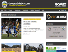 Tablet Screenshot of doverathletic.com
